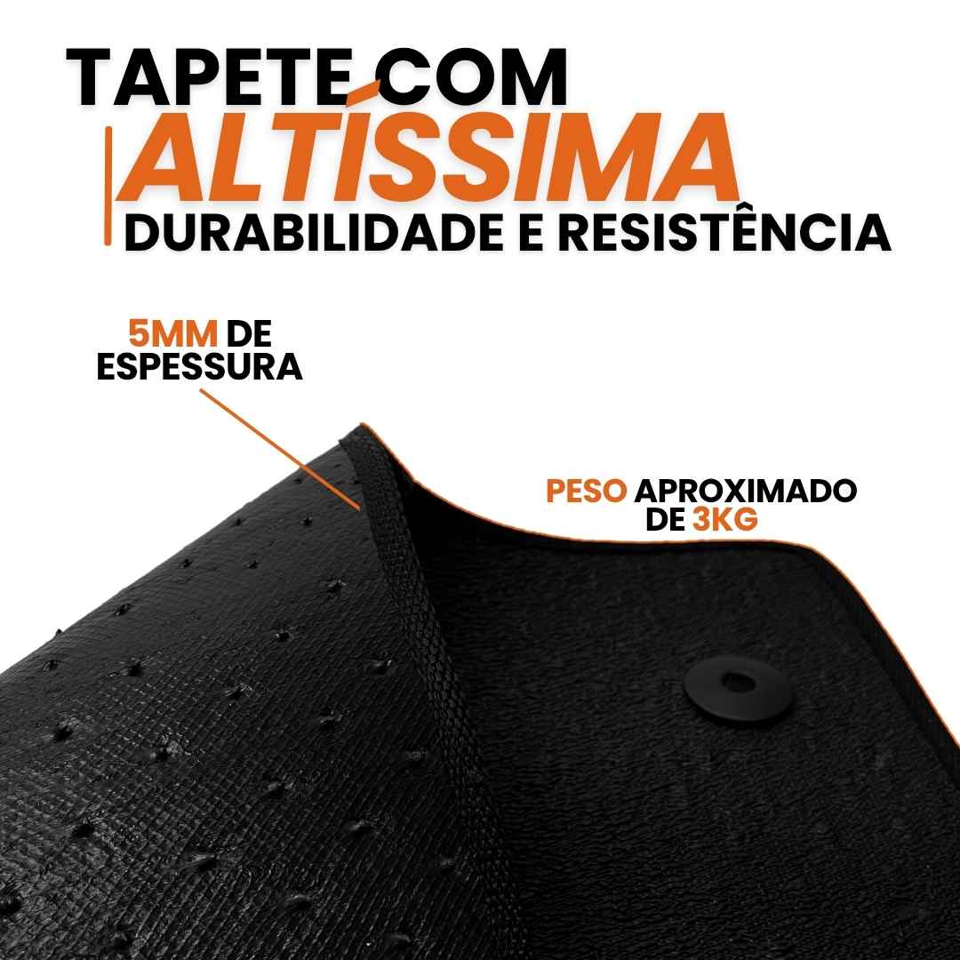 TAPETES BORRACHA PREMIUM BASSALT 2024 A 2025 4 PEÇAS