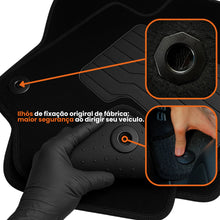 Carregar imagem no visualizador da galeria, TAPETES CARPETE PRETO SW4 2016 A 2025 3 PEÇAS

