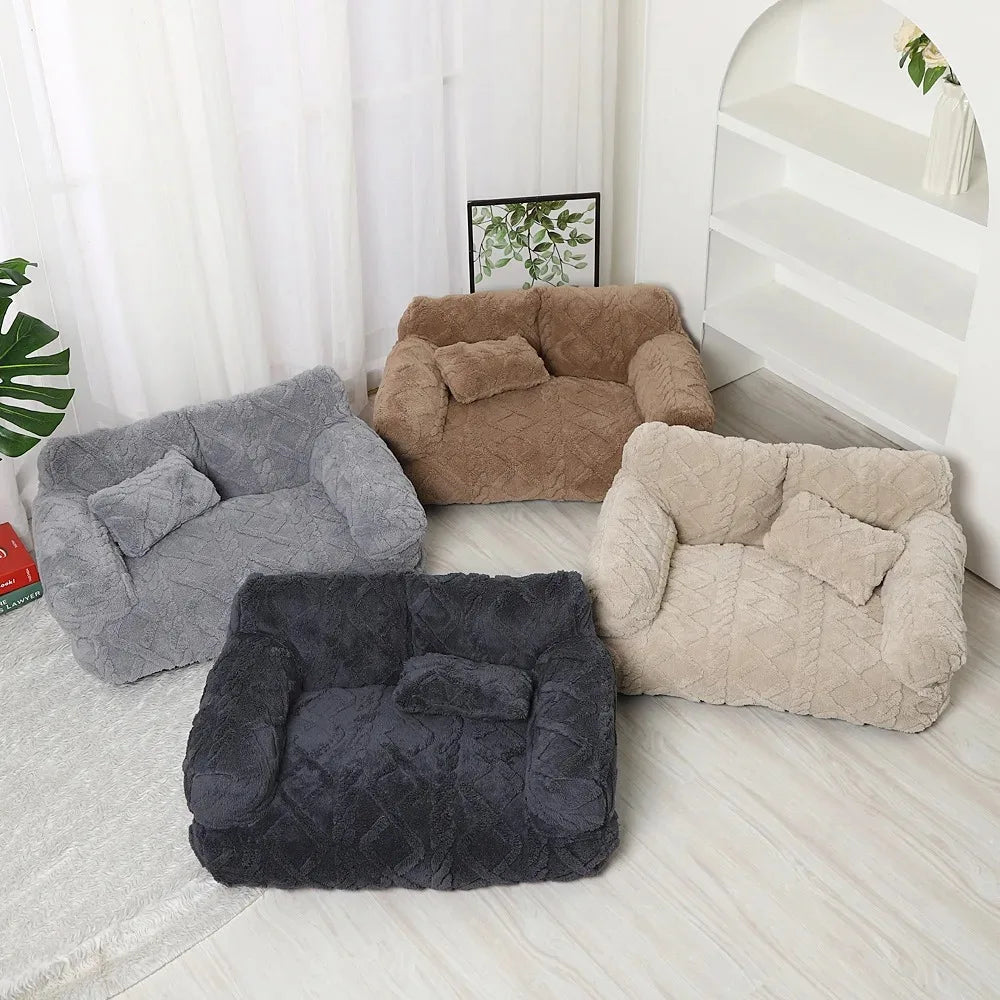 PetHaven™ Sofá Premium com Conforto Acolhedor